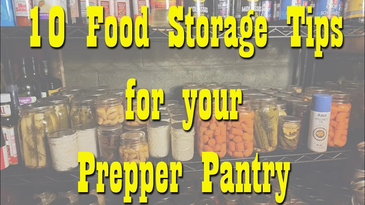 10 Food Storage Tips for your Prepper Pantry ~ Preparedness