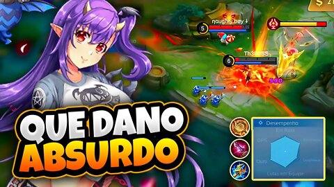 EU NÃO SABIA QUE ELA TAVA TUDO ISSO! MINHA NOVA MAIN | MOBILE LEGENDS