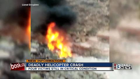 4 survivors of Grand Canyon helicopter crash still critical