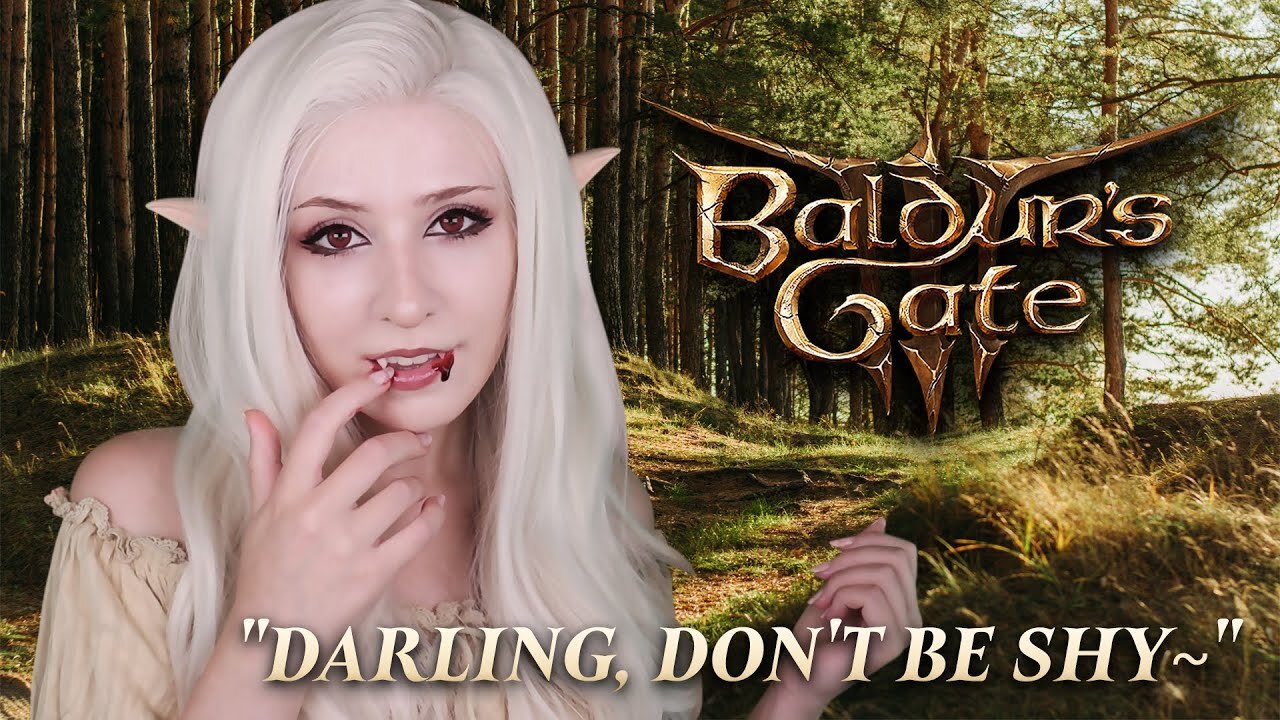 Cosplay ASMR Bloodthirsty Vampire Astaria FEEDS on YOU Baldurs Gate 3 Roleplay