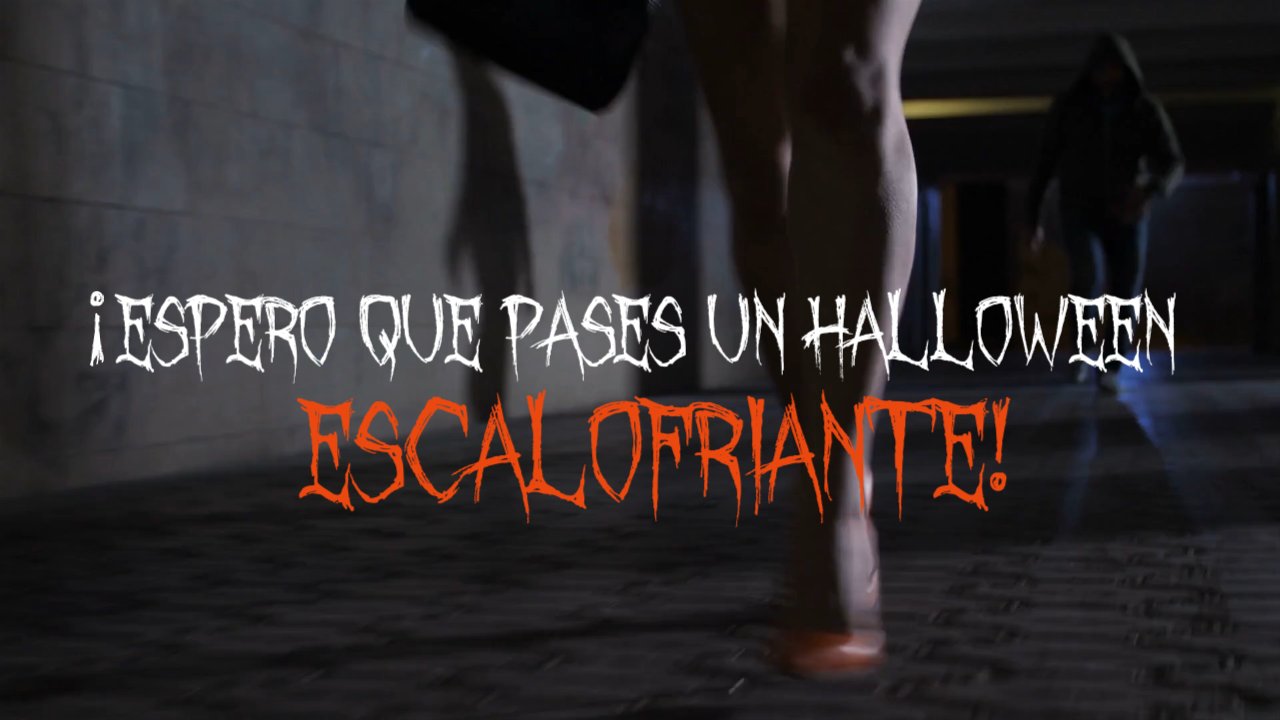 ¡Espero que pases un Halloween escalofriante!