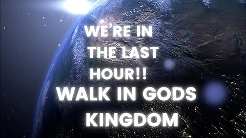 We’re in the last hour! Walk in God’s kingdom! Tsunami 🌊 dream