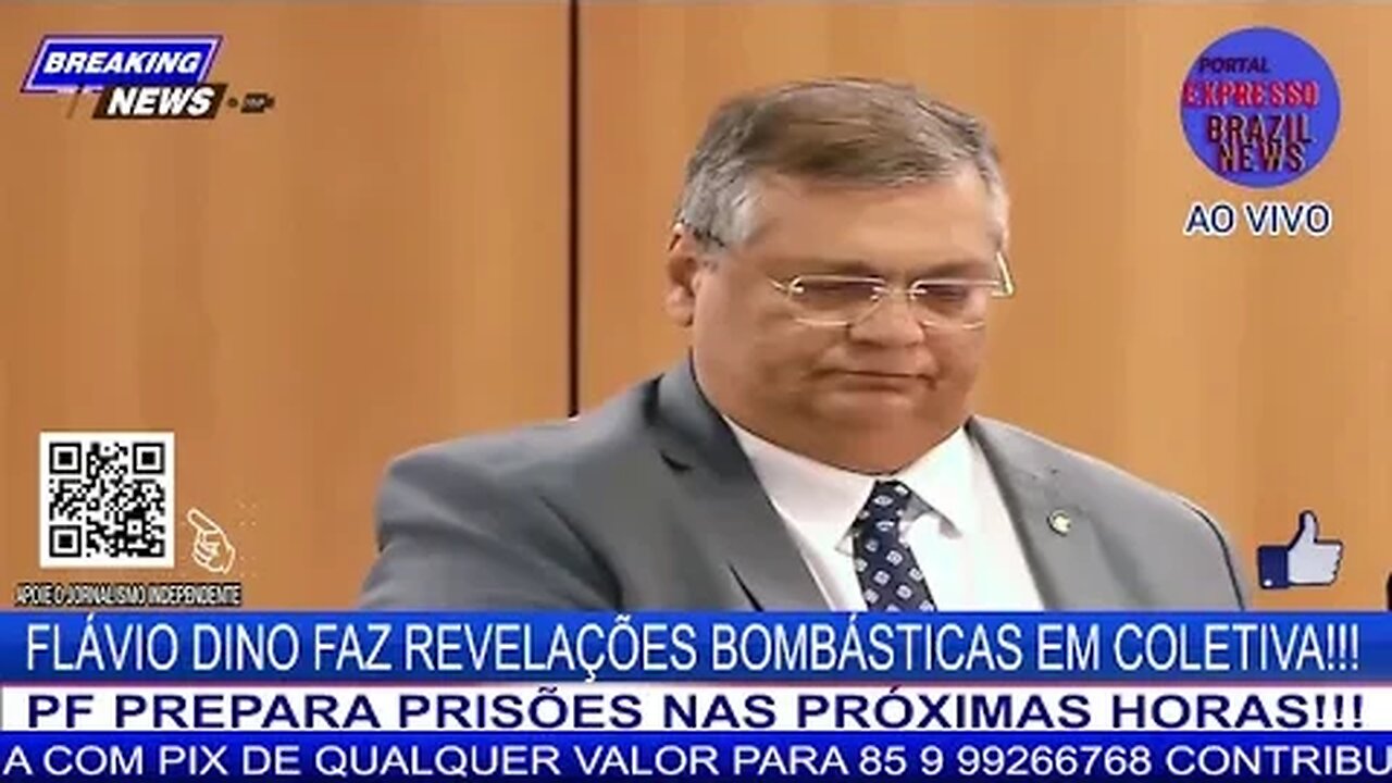 FLÁVIO DINO FAZ REVELAÇÕES BOMBÁSTICAS EM COLETIVA!!!
