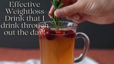 Effective Weight Loss Drink!