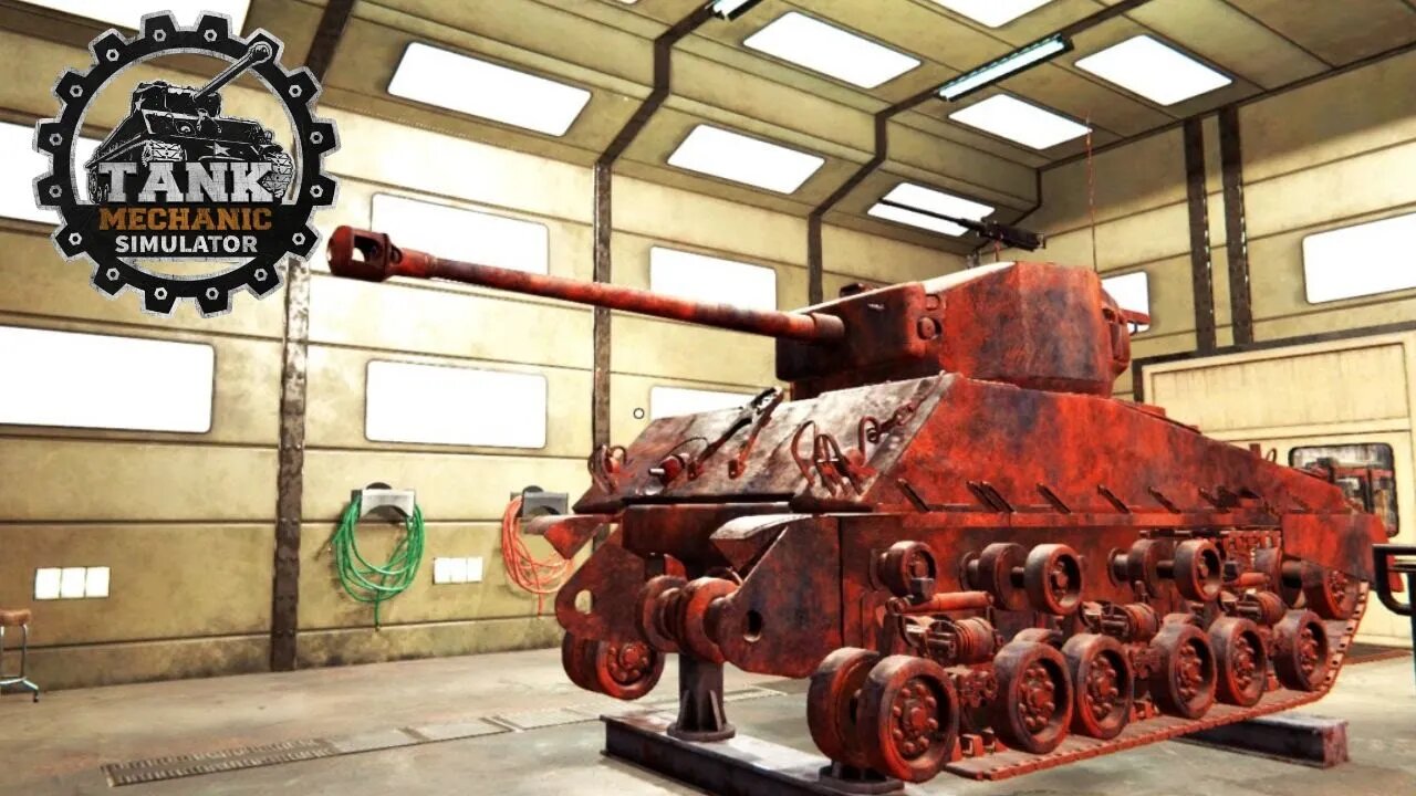 From Rust to Glory: Incredible M4 Sherman Restoration // Tank Mechanic Simulator