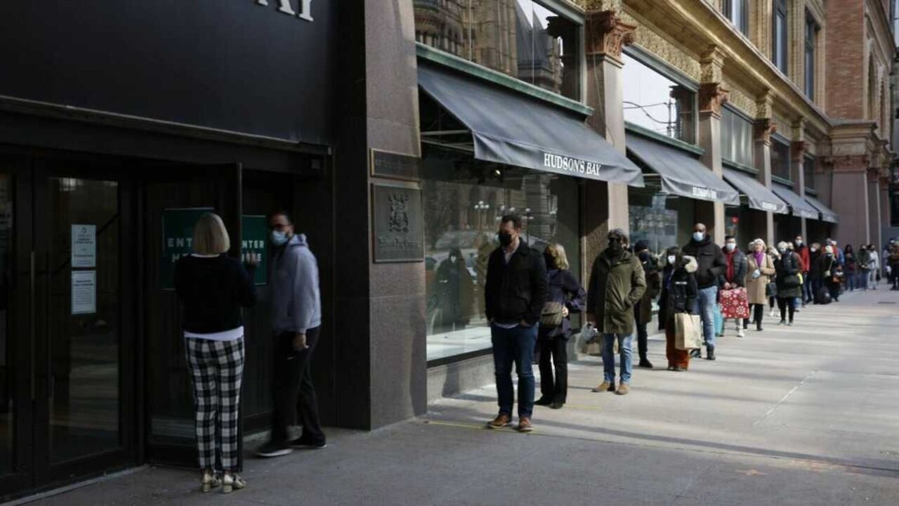 Toronto Stores Just Reopened & There Are Long Lines All Over The Place (VIDEOS)