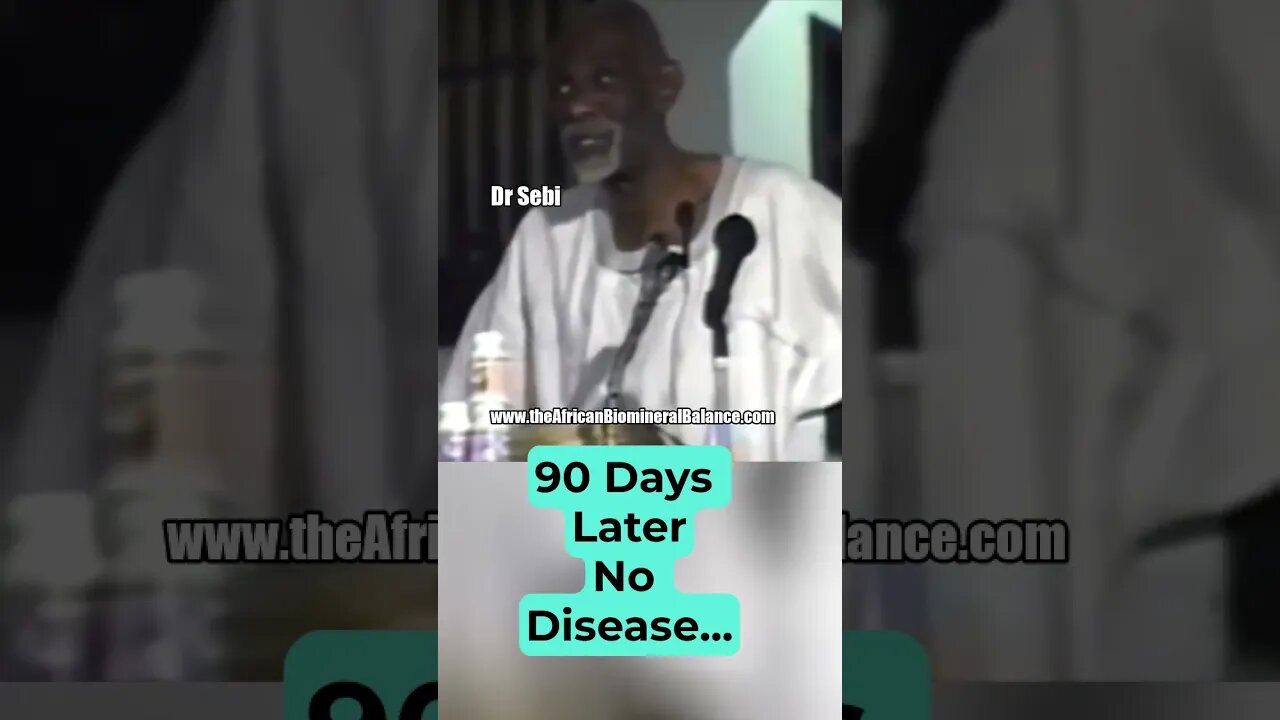 Dr Sebi - 90 DAYS LATER, NO DIS-EASE (FASTING) #drsebi #fasting