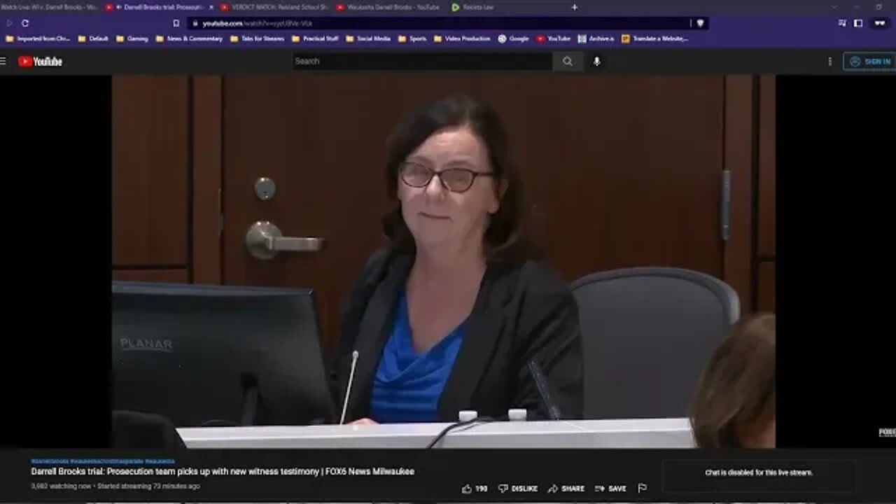 WI v. Darrell Brooks - Waukesha Parade Massacre Trial Day 6 (part 2b)