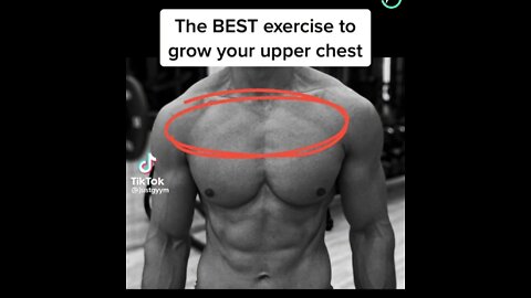 Ooooow😮😮 OMG The best exercise to grow your upper chest