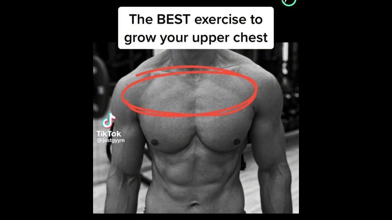 Ooooow😮😮 OMG The best exercise to grow your upper chest