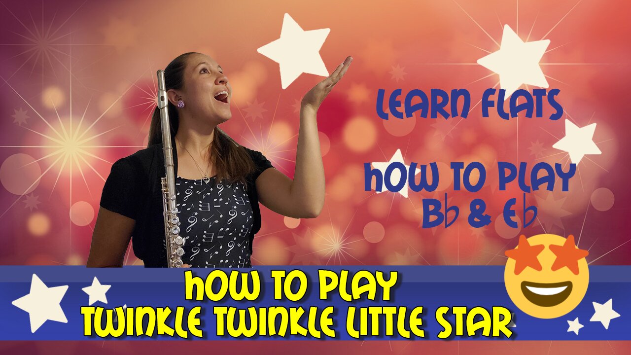 How To Play Twinkle Twinkle Little Star | Solo, Round, Duet | Flute Lesson 3 | Musician's Addition