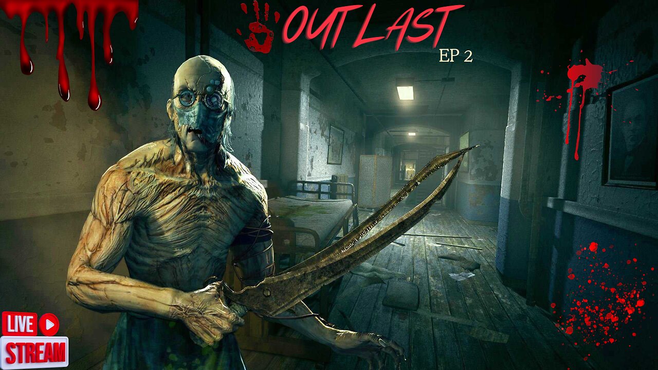 🔴 Livestream Alert: ♠️ Outlast-Finding the key card and escaping the doctor! 👨‍⚕️