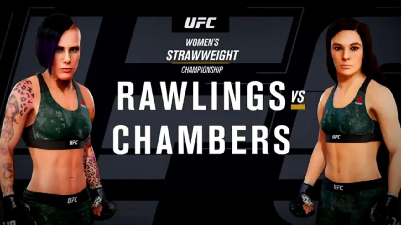 EA Sports UFC 3 Gameplay Alex Chambers vs Bec Rawlings