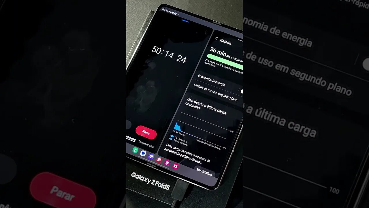 Galaxy Z Fold5 carregando...
