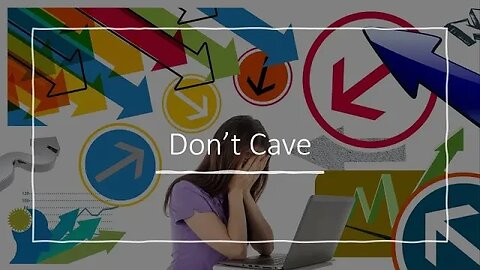 Sunday PM Service: Don't Cave