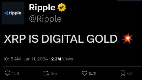 XRP "ITS CONFIRMED"...