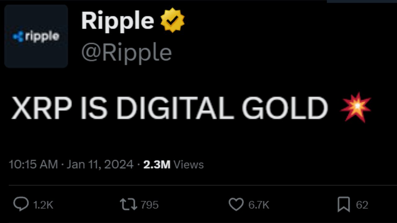 XRP "ITS CONFIRMED"...