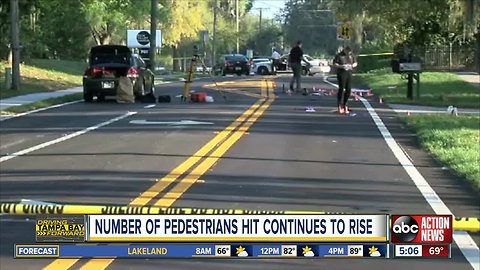 Tampa Bay area ranks high for pedestrian deaths