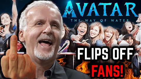 James Cameron FLIPS off Fans after Avatar The Way of The Water Screening!