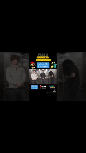 Elevator Fart Prank Part 2! 🤣#comedygold #comedyshorts #fartingprank