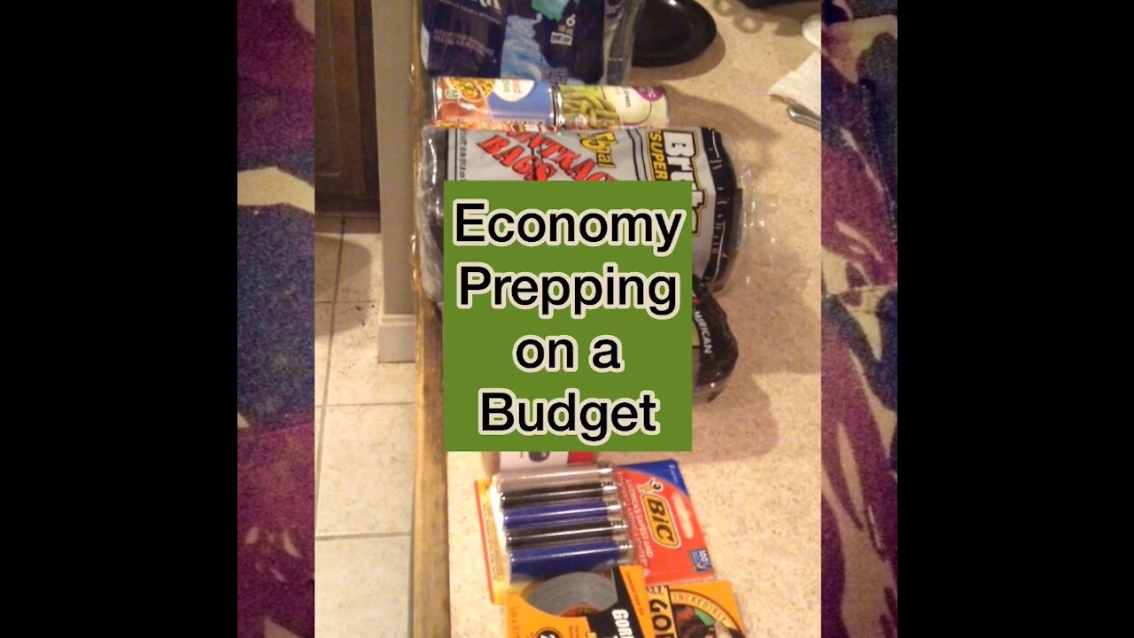 Economy Prepping on a Budget