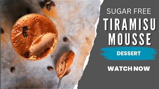 Sugar Free Tiramisu Mousse Recipe | Low Carb | Diabetes Friendly