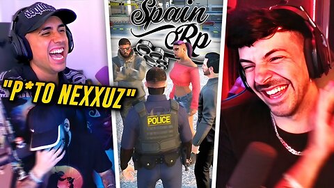 NEXXUZ (HARRY) le ENSEÑA una CANCIÓN a AFRICA y luego se ENCUENTRA con IMANTADO 😆 en SPAINRP 🇪🇦