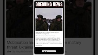Latest Reports | Ukraine on High Alert: Russian Military Threat Escalates | #shorts #news