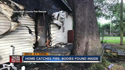 Hillsborough deputies conducting triple death investigation after responding to house fire call