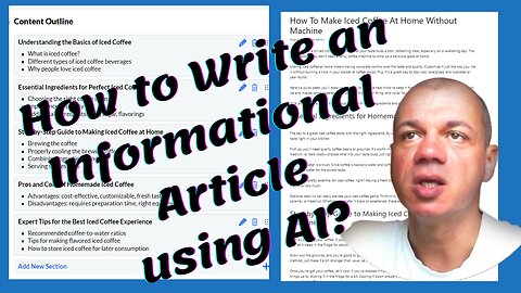 How to Write an Informational Article Using AI | A Step-By-Step Tutorial