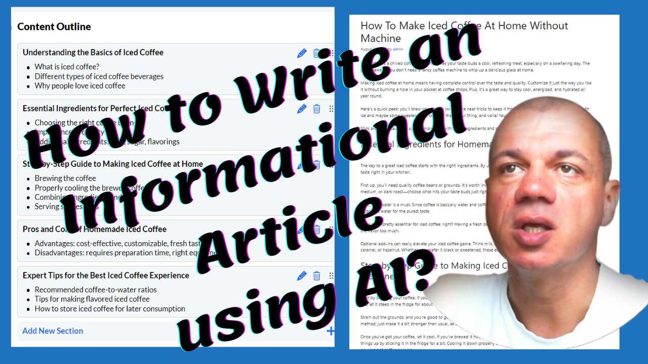 How to Write an Informational Article Using AI | A Step-By-Step Tutorial