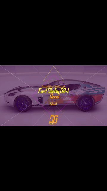 [Asphalt 9 China (A9C/狂野飙车9)] Ford Shelby GR-1 Decal with Glow Font | Electric Season (#Shorts clip)