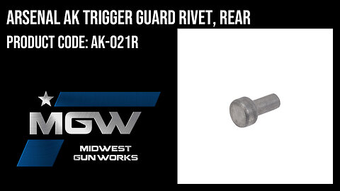 Arsenal AK Trigger Guard Rivet, Front - AK-021R