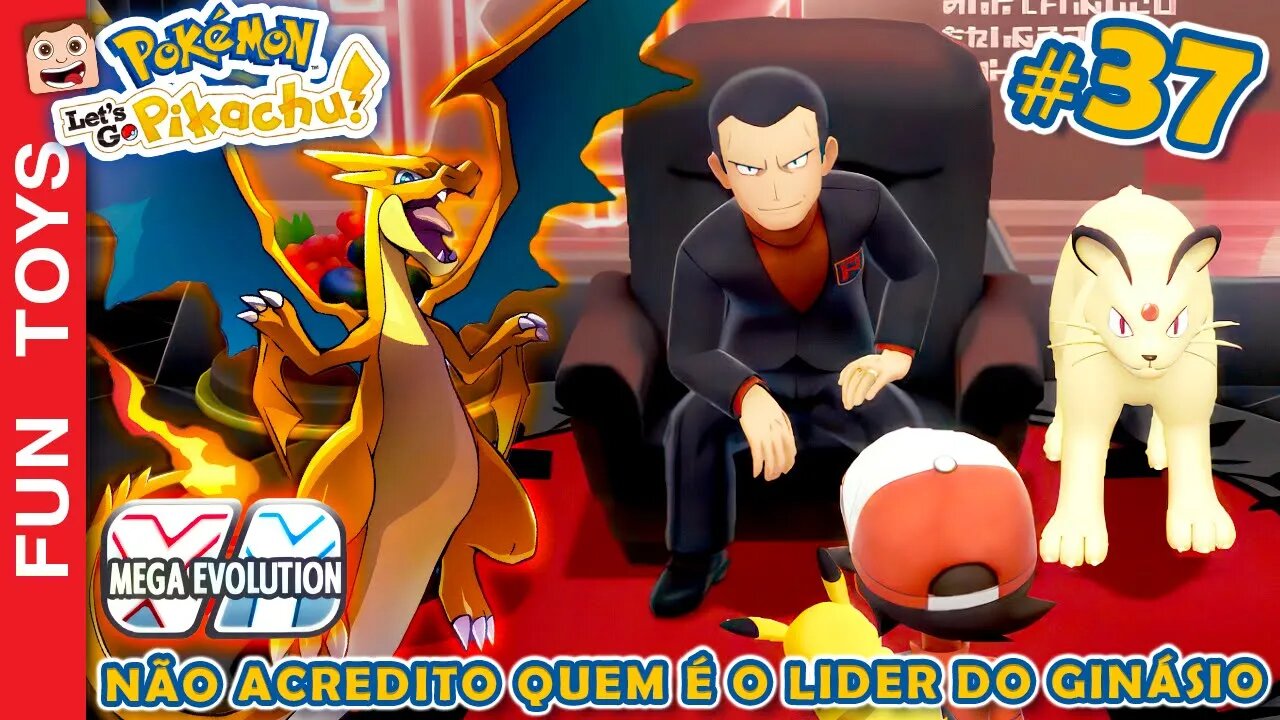 Pokémon: Let's Go #37 ⚡️ Eu NÃO acredito quem é o LIDER do ÚLTIMO ginásio!!! 😱