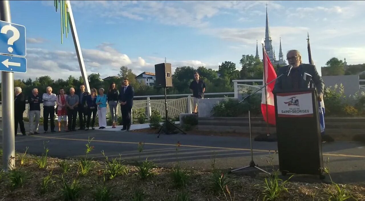 Mur de soutènement cérémonie 2019