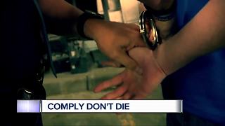 Comply don't die when confronted by police during a traffic stop