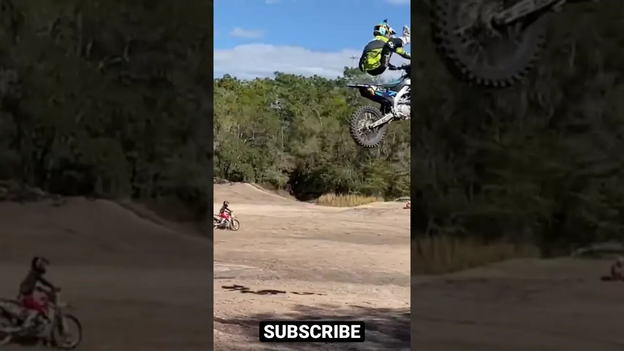 He Launched This Jump! #dirtbike