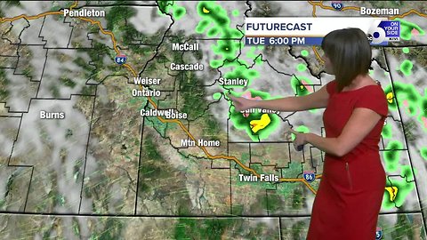 Rain in the mountains Tuesday but mild and dry across the Treasure Valley