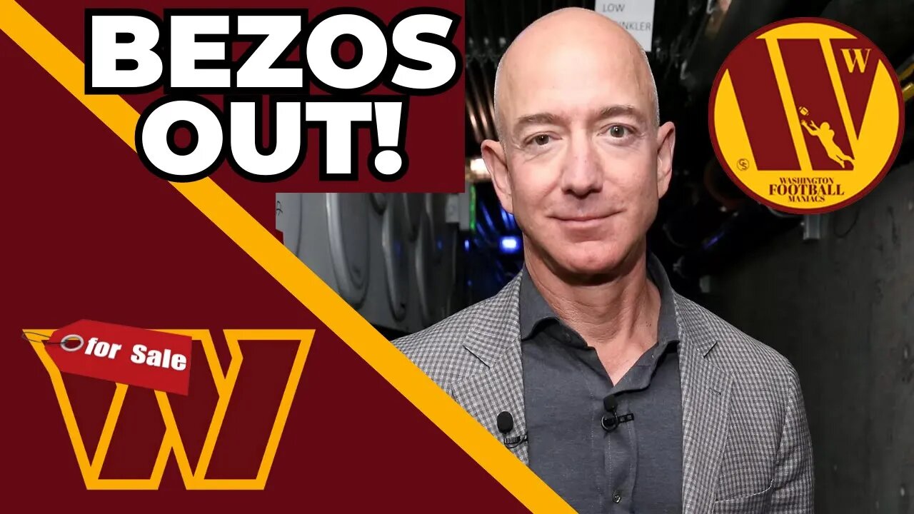 Jeff Bezos Reportedly NOT Bidding On Washington Commanders!