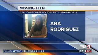 Cape Coral teen Ana Rodriguez reported missing