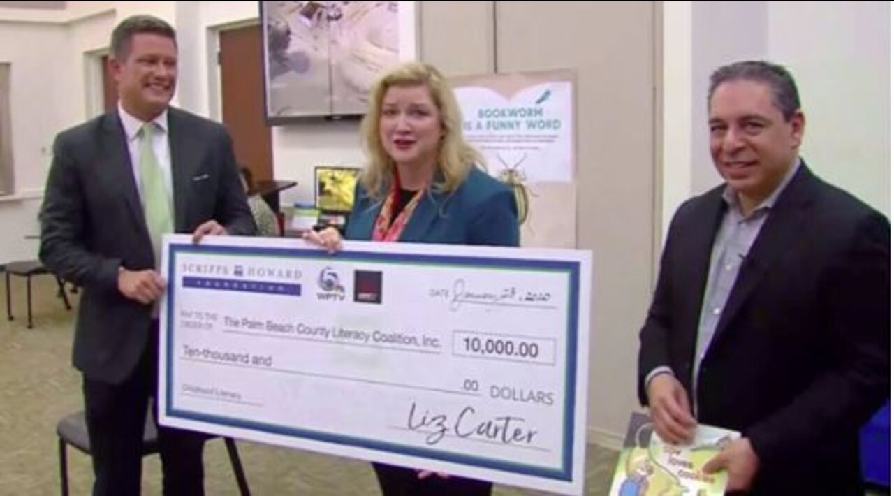 Literacy Coalition gets $10,000 grant thanks to Scripps Howard Foundation and WPTV