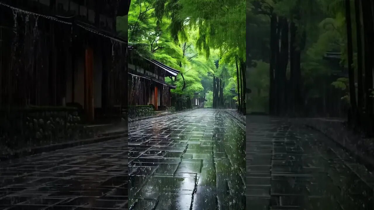 雨声的魅力:古宅雨林下雨助眠之旅,快速入眠,深度睡眠宁静与身心平衡#BGM#shorts #shortvideo #rainsounds #sleepmusic #rain #sleep
