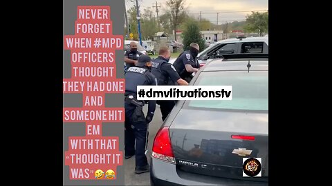 Never forget when DC police officers thought they had one and he got up out of there 😂