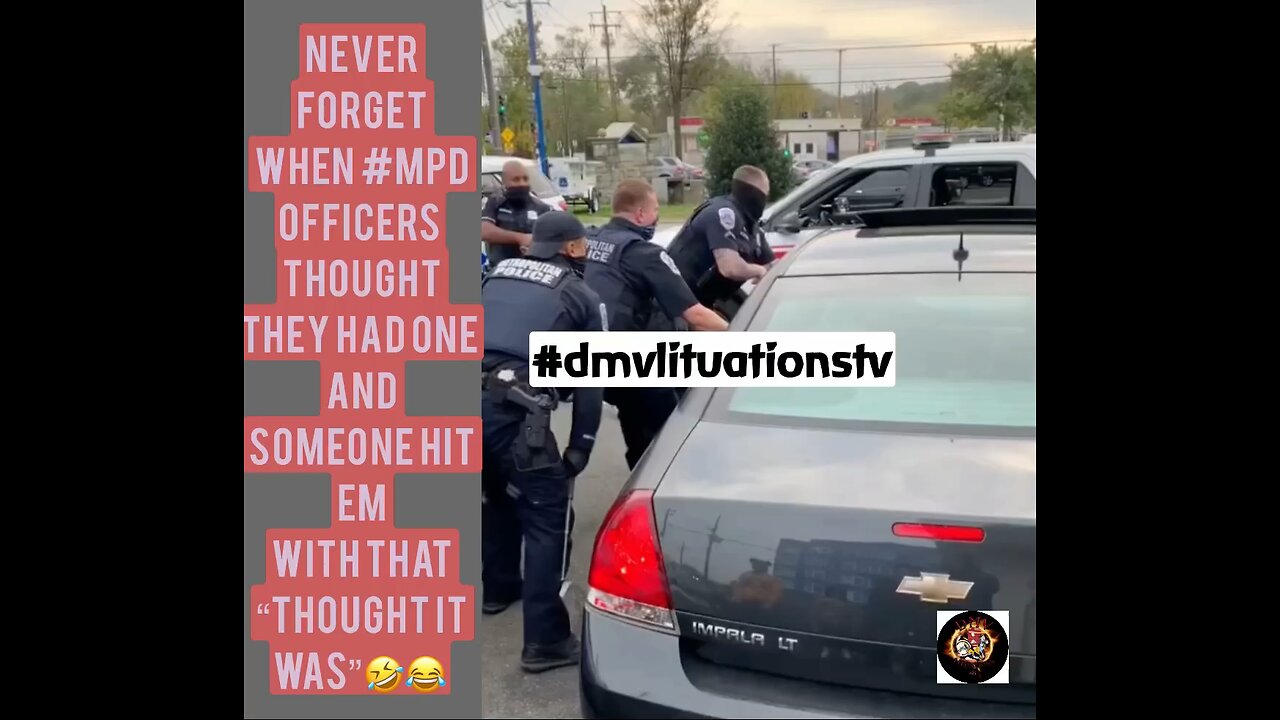 Never forget when DC police officers thought they had one and he got up out of there 😂