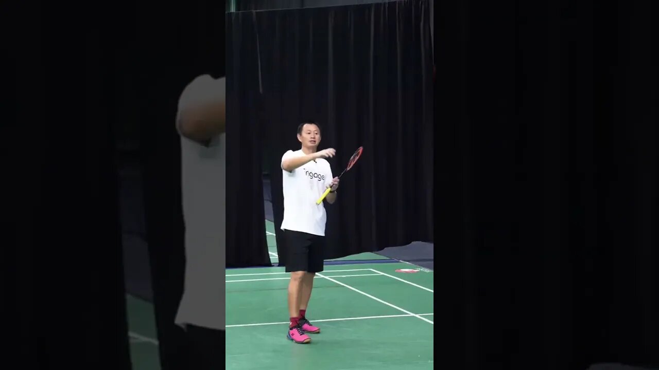 Power and Timing for the Backhand featuring Badminton Coach Hendry Winarto #shorts