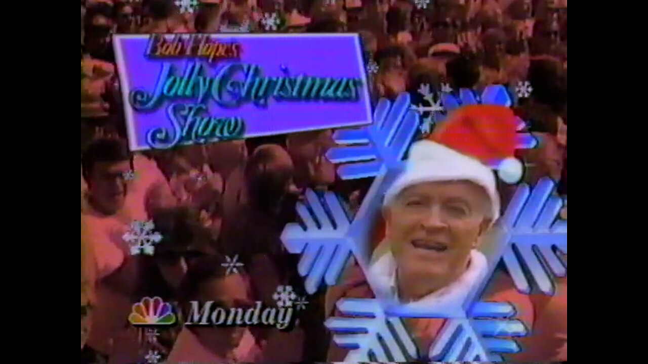 December 16, 1988 - Promos for Bob Hope Christmas Special & Robert Palmer on Letterman & WTHR Bumper