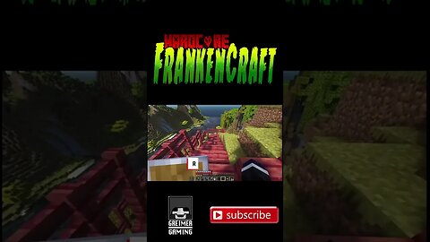 Minecrafters react to seeing Mount Frankenmore! #shorts