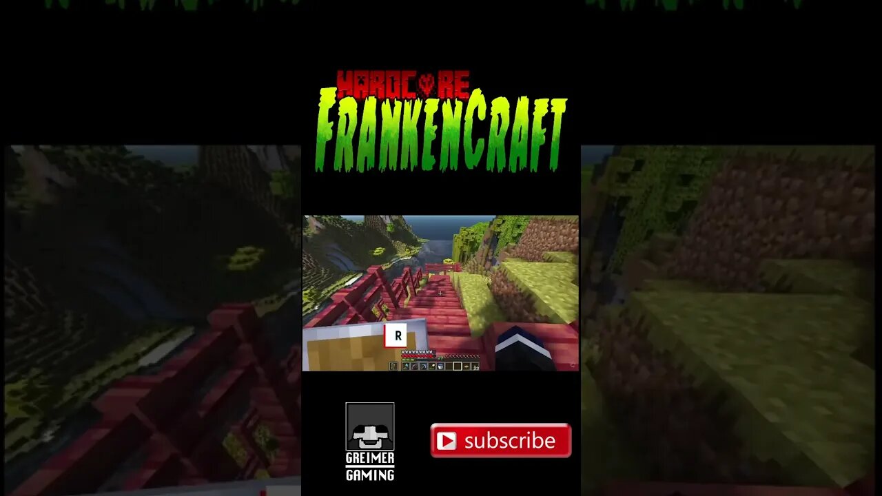 Minecrafters react to seeing Mount Frankenmore! #shorts