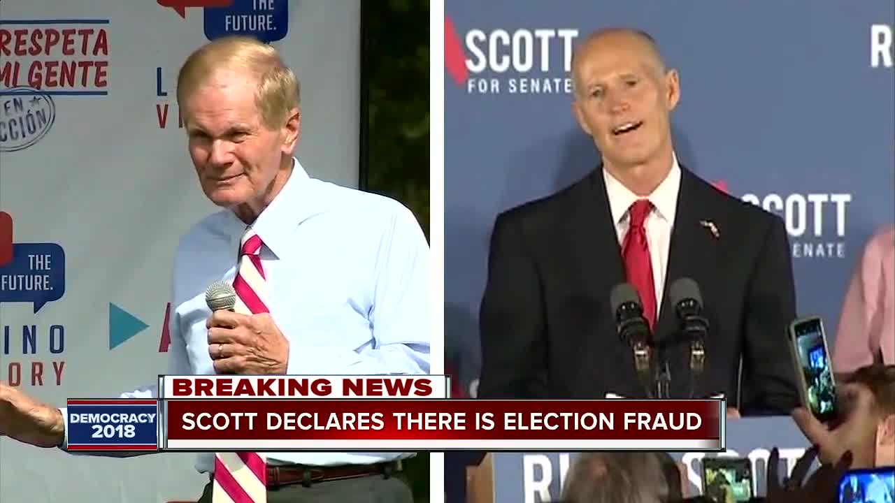 Florida Governor Rick Scott claims election fraud, orders law enforcement investigation