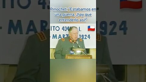 PRESIDENTE PINOCHET QUE DERROTÓ AL MARXISMO EN UNA GUERRA INTERNO QUE ELLOS MISMOS PROVOCARON.